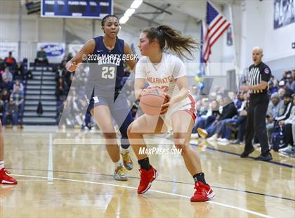 Thumbnail 1 in Incarnate Word Academy vs. Blue Valley North (Sophie Cunningham Classic) photogallery.