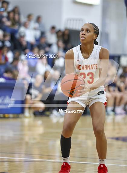Thumbnail 1 in Incarnate Word Academy vs. Blue Valley North (Sophie Cunningham Classic) photogallery.