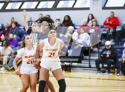 Thumbnail 3 in Incarnate Word Academy vs. Blue Valley North (Sophie Cunningham Classic) photogallery.