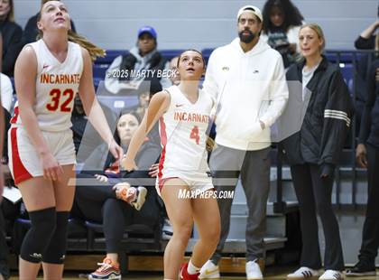 Thumbnail 2 in Incarnate Word Academy vs. Blue Valley North (Sophie Cunningham Classic) photogallery.