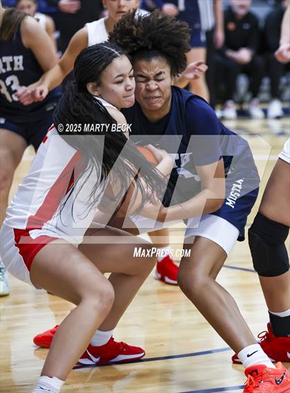 Thumbnail 2 in Incarnate Word Academy vs. Blue Valley North (Sophie Cunningham Classic) photogallery.