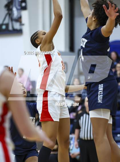 Thumbnail 1 in Incarnate Word Academy vs. Blue Valley North (Sophie Cunningham Classic) photogallery.
