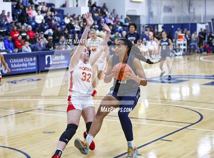 Thumbnail 2 in Incarnate Word Academy vs. Blue Valley North (Sophie Cunningham Classic) photogallery.