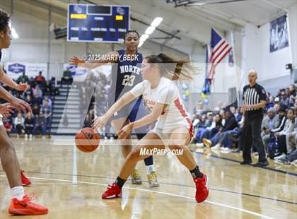 Thumbnail 2 in Incarnate Word Academy vs. Blue Valley North (Sophie Cunningham Classic) photogallery.