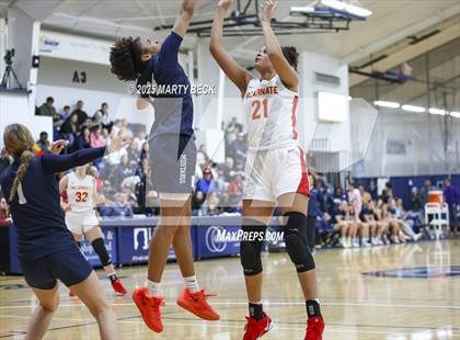 Thumbnail 3 in Incarnate Word Academy vs. Blue Valley North (Sophie Cunningham Classic) photogallery.