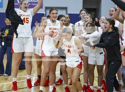 Thumbnail 2 in Incarnate Word Academy vs. Blue Valley North (Sophie Cunningham Classic) photogallery.