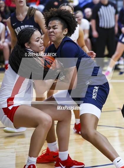Thumbnail 3 in Incarnate Word Academy vs. Blue Valley North (Sophie Cunningham Classic) photogallery.