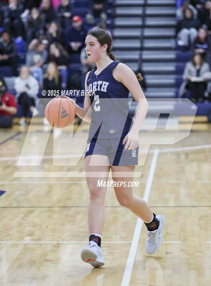 Thumbnail 1 in Incarnate Word Academy vs. Blue Valley North (Sophie Cunningham Classic) photogallery.