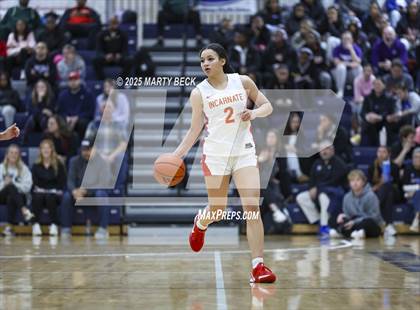 Thumbnail 3 in Incarnate Word Academy vs. Blue Valley North (Sophie Cunningham Classic) photogallery.