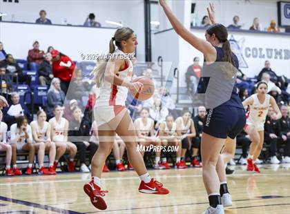 Thumbnail 3 in Incarnate Word Academy vs. Blue Valley North (Sophie Cunningham Classic) photogallery.