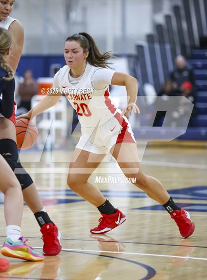 Thumbnail 1 in Incarnate Word Academy vs. Blue Valley North (Sophie Cunningham Classic) photogallery.