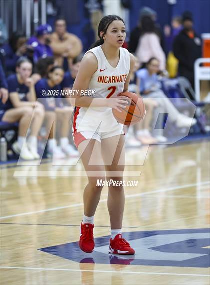 Thumbnail 2 in Incarnate Word Academy vs. Blue Valley North (Sophie Cunningham Classic) photogallery.