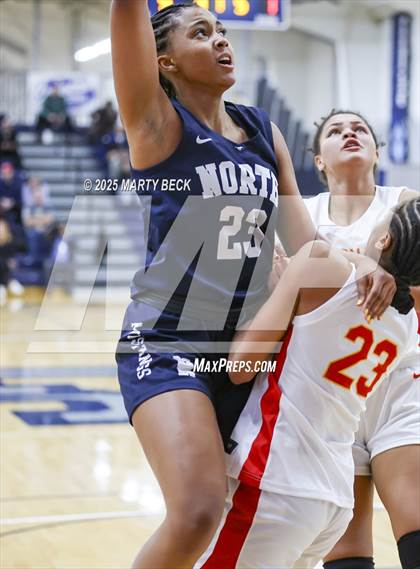 Thumbnail 1 in Incarnate Word Academy vs. Blue Valley North (Sophie Cunningham Classic) photogallery.