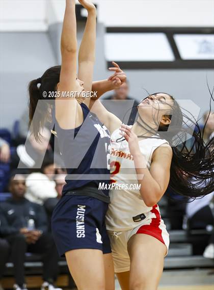 Thumbnail 3 in Incarnate Word Academy vs. Blue Valley North (Sophie Cunningham Classic) photogallery.