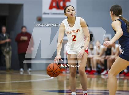 Thumbnail 2 in Incarnate Word Academy vs. Blue Valley North (Sophie Cunningham Classic) photogallery.