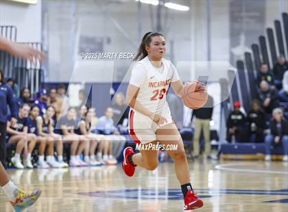 Thumbnail 1 in Incarnate Word Academy vs. Blue Valley North (Sophie Cunningham Classic) photogallery.