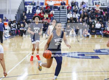 Thumbnail 2 in Incarnate Word Academy vs. Blue Valley North (Sophie Cunningham Classic) photogallery.