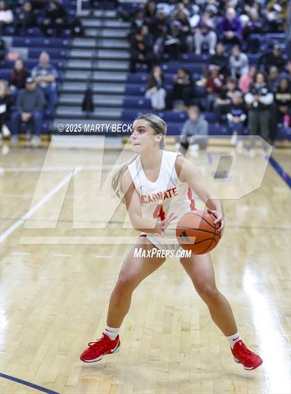 Thumbnail 1 in Incarnate Word Academy vs. Blue Valley North (Sophie Cunningham Classic) photogallery.