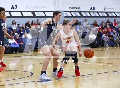 Thumbnail 2 in Incarnate Word Academy vs. Blue Valley North (Sophie Cunningham Classic) photogallery.