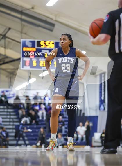 Thumbnail 3 in Incarnate Word Academy vs. Blue Valley North (Sophie Cunningham Classic) photogallery.