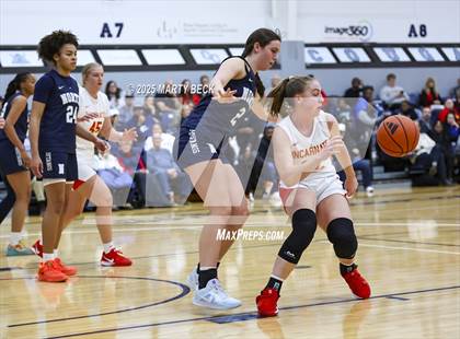 Thumbnail 3 in Incarnate Word Academy vs. Blue Valley North (Sophie Cunningham Classic) photogallery.