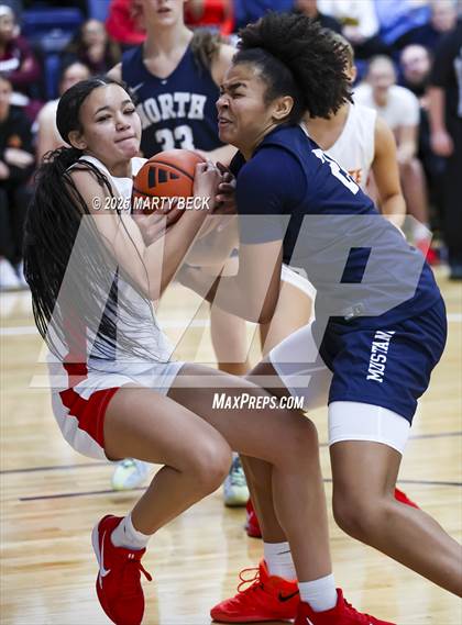 Thumbnail 1 in Incarnate Word Academy vs. Blue Valley North (Sophie Cunningham Classic) photogallery.