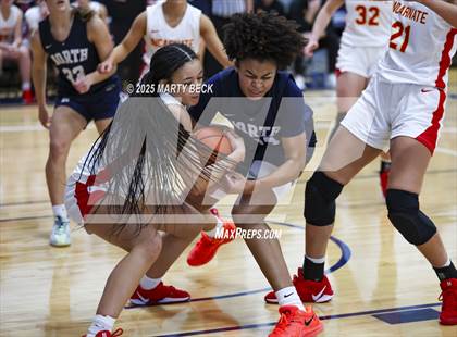 Thumbnail 1 in Incarnate Word Academy vs. Blue Valley North (Sophie Cunningham Classic) photogallery.