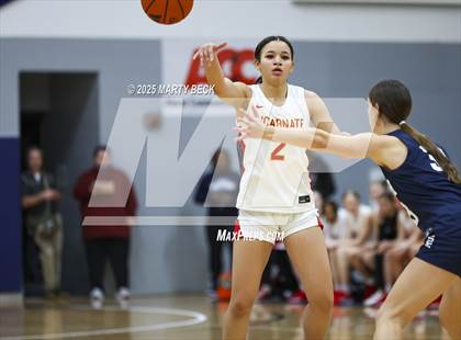 Thumbnail 3 in Incarnate Word Academy vs. Blue Valley North (Sophie Cunningham Classic) photogallery.