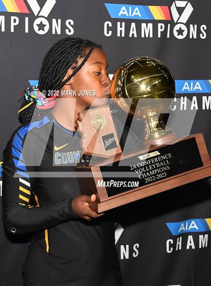 Thumbnail 1 in Phoenix Country Day vs. St. Johns (AIA 2A Finals Awards) photogallery.