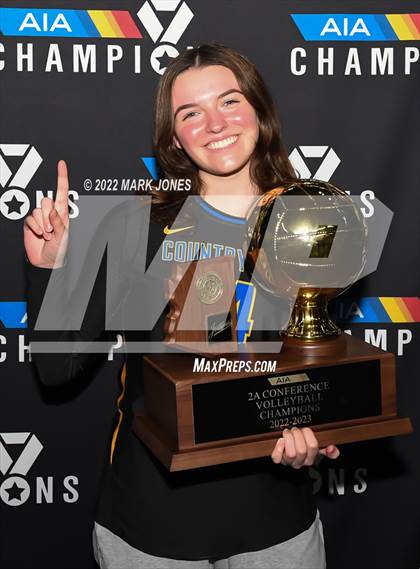 Thumbnail 2 in Phoenix Country Day vs. St. Johns (AIA 2A Finals Awards) photogallery.
