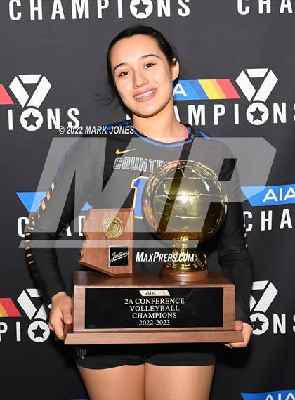 Thumbnail 3 in Phoenix Country Day vs. St. Johns (AIA 2A Finals Awards) photogallery.