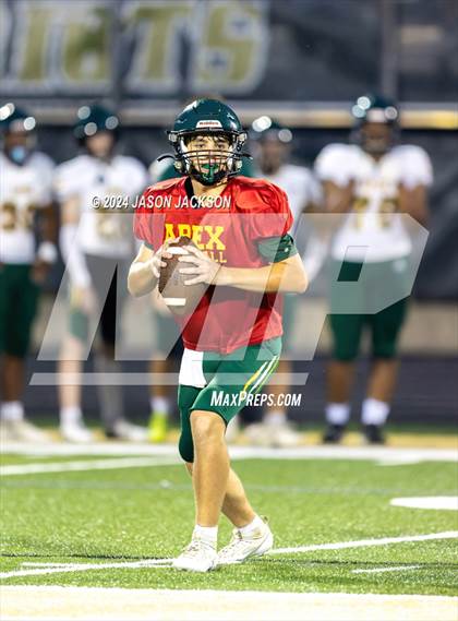 Thumbnail 2 in Pinecrest vs Apex (Moore County Kick-Off Classic) photogallery.