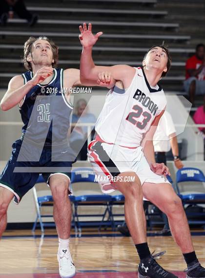 Thumbnail 1 in College Park vs. Clear Brook (McDonald's Texas Invitational) photogallery.