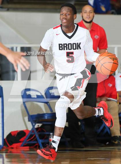 Thumbnail 1 in College Park vs. Clear Brook (McDonald's Texas Invitational) photogallery.