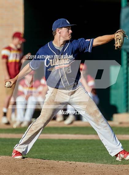 Thumbnail 2 in Modesto Christian vs. Rio Vista (CIF SJS D6 Playoffs) photogallery.