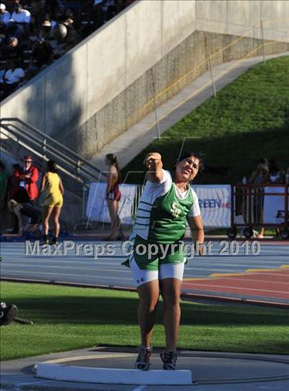Thumbnail 2 in CIF State Championships (Girls Shot Put) photogallery.