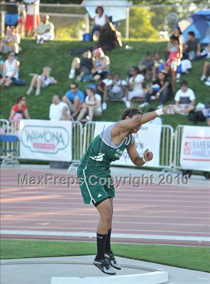 Thumbnail 2 in CIF State Championships (Girls Shot Put) photogallery.