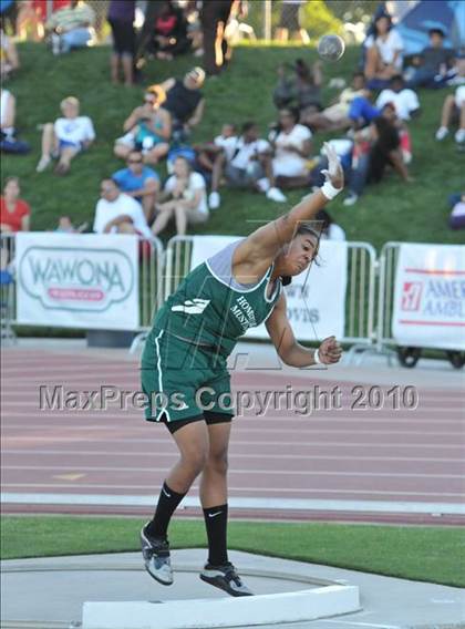 Thumbnail 1 in CIF State Championships (Girls Shot Put) photogallery.