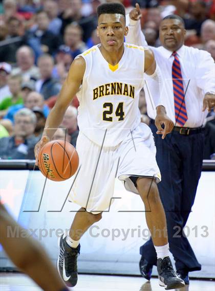 Thumbnail 2 in Brennan vs. Kimball (UIL 4A Semifinal) photogallery.