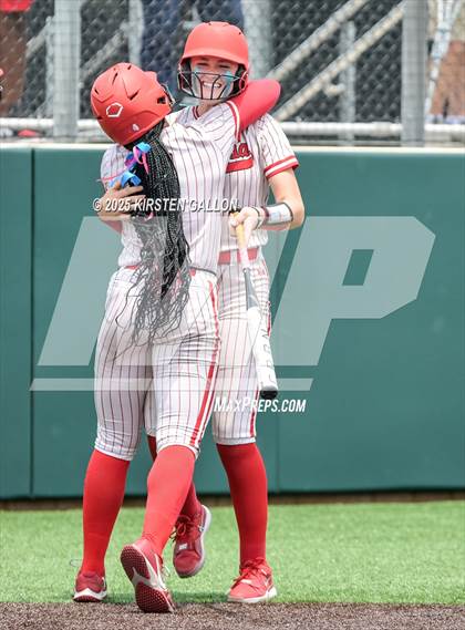 Thumbnail 2 in Melissa vs. Lake Belton (UIL Softball 5A Division I Region II Game 3) photogallery.