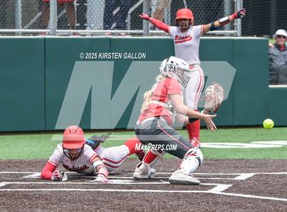 Thumbnail 2 in Melissa vs. Lake Belton (UIL Softball 5A Division I Region II Game 3) photogallery.