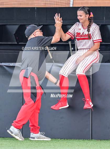 Thumbnail 3 in Melissa vs. Lake Belton (UIL Softball 5A Division I Region II Game 3) photogallery.