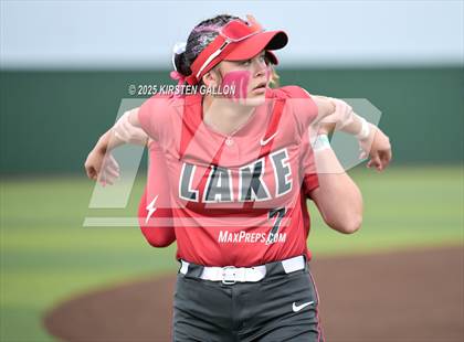 Thumbnail 3 in Melissa vs. Lake Belton (UIL Softball 5A Division I Region II Game 3) photogallery.