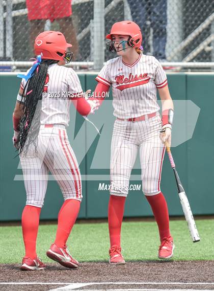 Thumbnail 1 in Melissa vs. Lake Belton (UIL Softball 5A Division I Region II Game 3) photogallery.