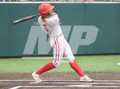 Thumbnail 2 in Melissa vs. Lake Belton (UIL Softball 5A Division I Region II Game 3) photogallery.