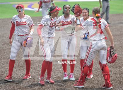 Thumbnail 2 in Melissa vs. Lake Belton (UIL Softball 5A Division I Region II Game 3) photogallery.
