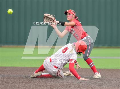 Thumbnail 2 in Melissa vs. Lake Belton (UIL Softball 5A Division I Region II Game 3) photogallery.