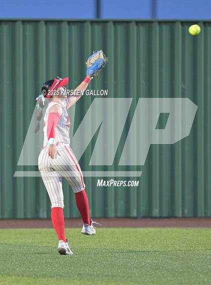 Thumbnail 2 in Melissa vs. Lake Belton (UIL Softball 5A Division I Region II Game 3) photogallery.