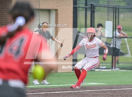 Thumbnail 3 in Melissa vs. Lake Belton (UIL Softball 5A Division I Region II Game 3) photogallery.