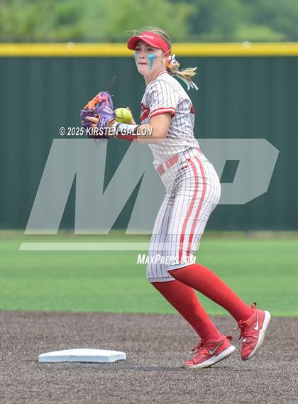 Thumbnail 2 in Melissa vs. Lake Belton (UIL Softball 5A Division I Region II Game 3) photogallery.